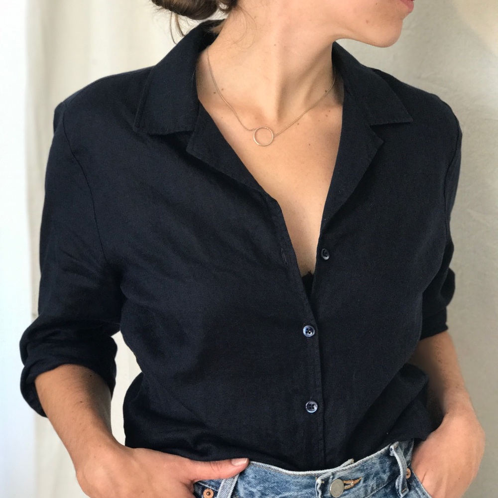 Pure Linen Button Up